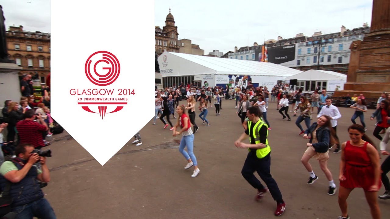 Glasgow 2014 Superstore unveiled with a Flashmob | Behind The Games