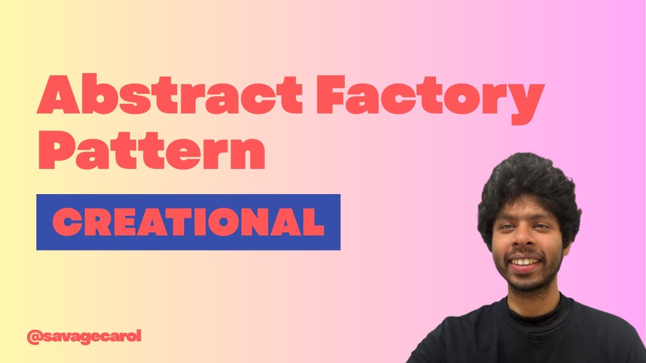 Abstract Factory Pattern in Java | Families of Objects | Creational