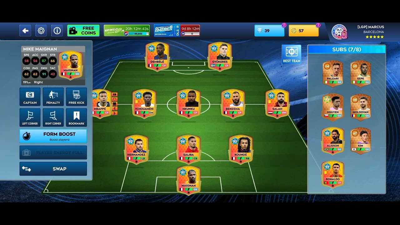 Building France team in dls 26