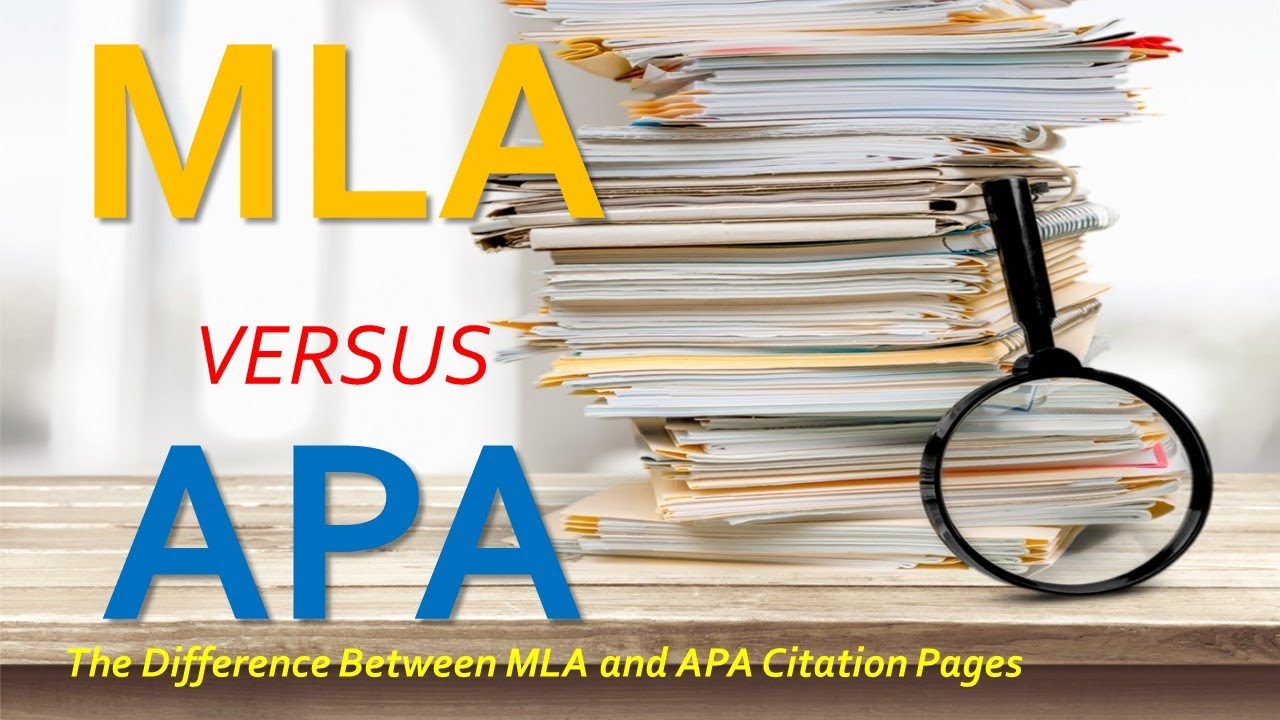 MLA VERSUS APA: The Difference between MLA and APA Citation Pages