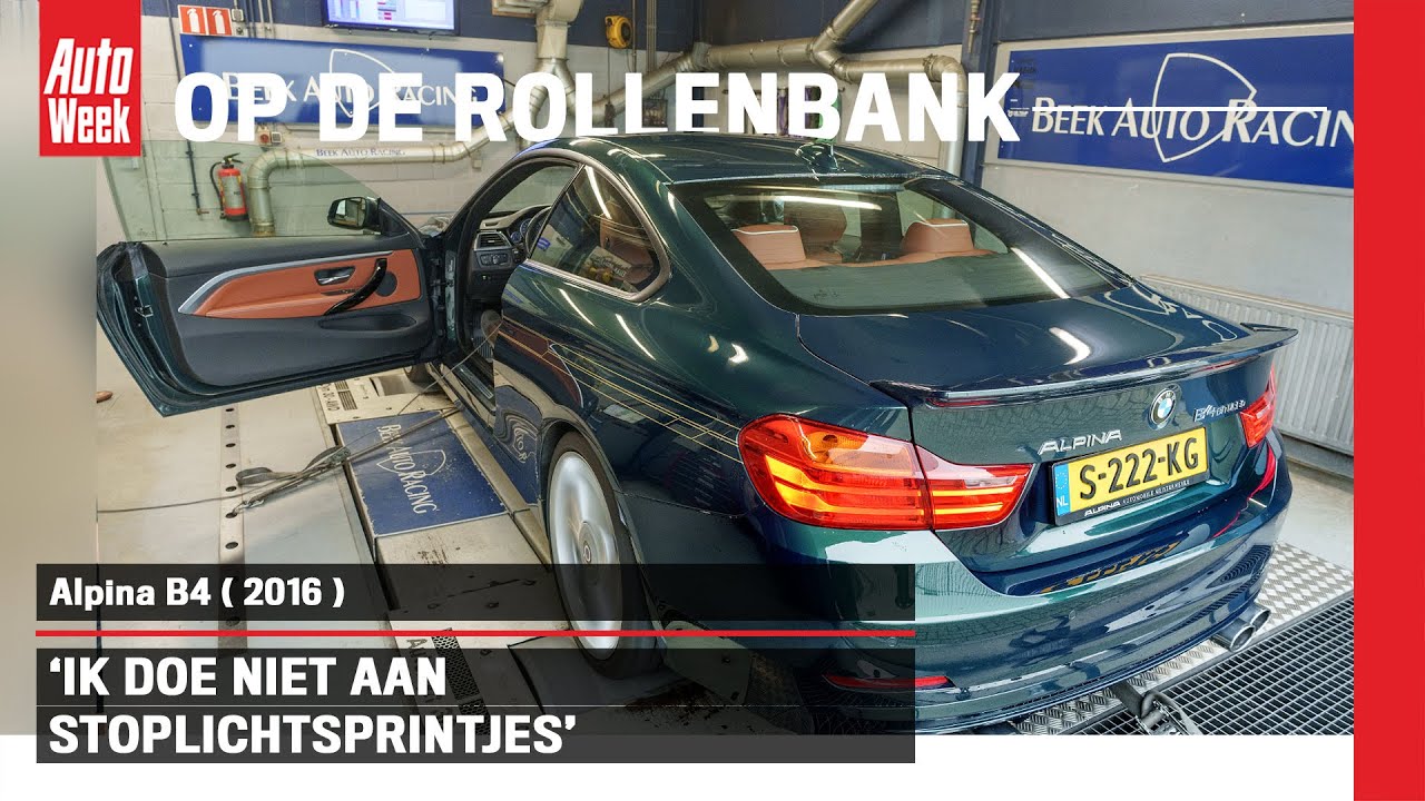 Alpina B4 Biturbo Coupé (2016) - Op de rollenbank