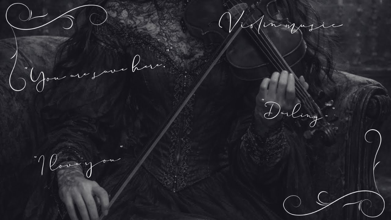 🎼🖤Music for When It’s Late and You Can’t Sleep | Dark Violin Sleep Music 💋🌹🥀♥️🎻