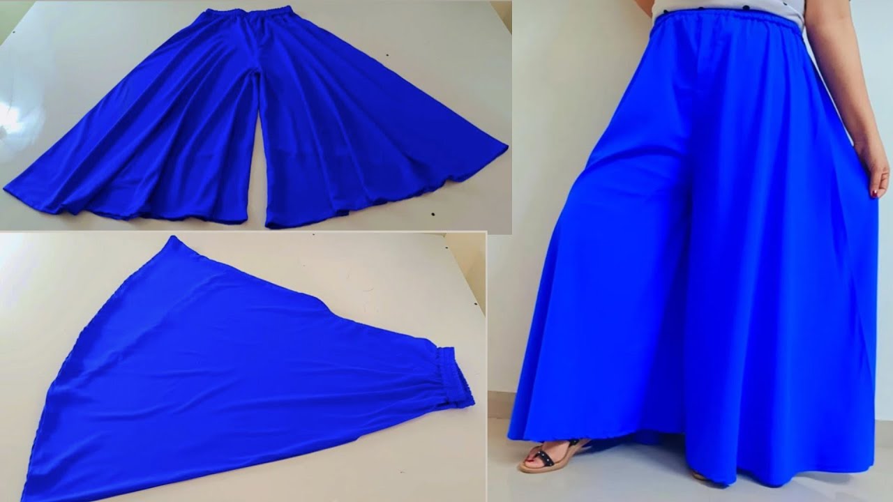 circle plazo cutting/ full ghar vala plazo/umbrella cut palazzo cutting/ skart plazo stitching