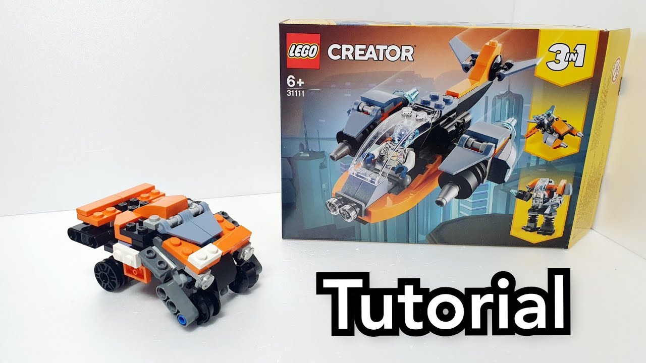 Tutorial of LEGO 31111 alternative build: Tumbler and Batpod | cheap brick channel