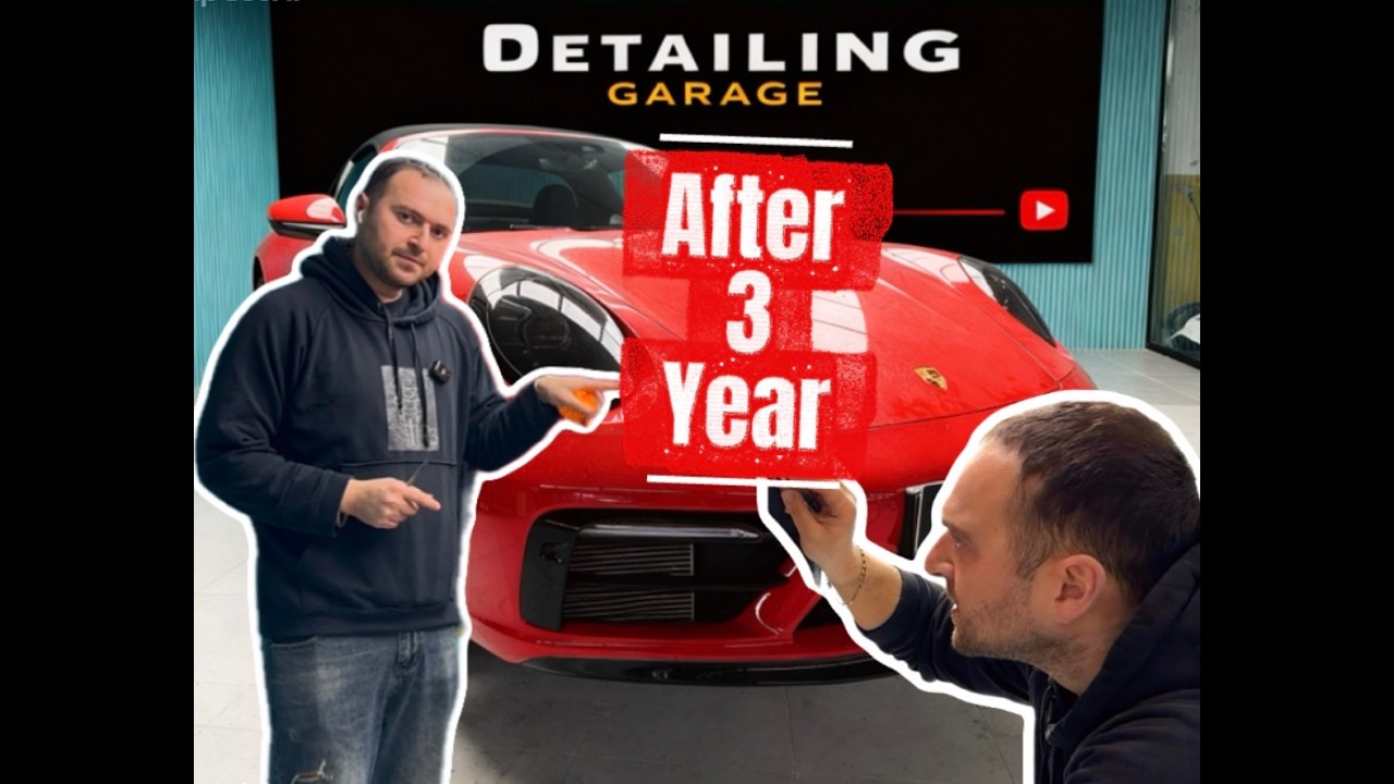 STEK–ის დამცავი ფირის შემოწმება  3 წლის შემდეგ Porsche 911 Targa