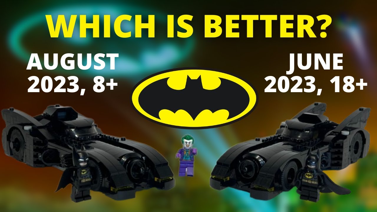 Сравнение Бэтмобилей LEGO Batman 2023: какой лучше?