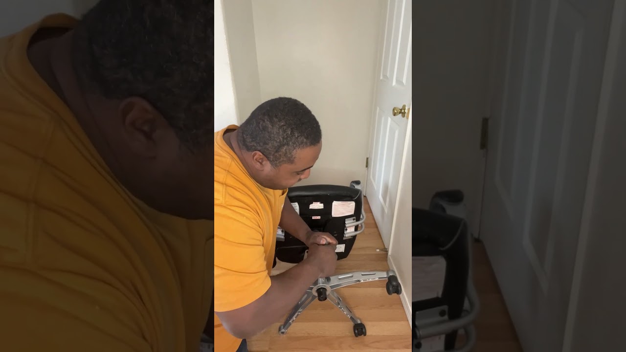 Best Desk Chair Upgrade! #deskchair #chairwheels #desksetup #shorts