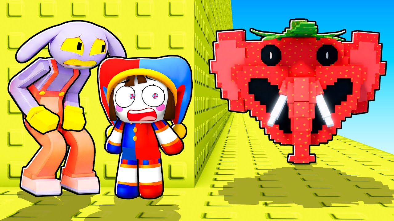 Jax e Pomni VS TORRE BRAINROT do ROBLOX