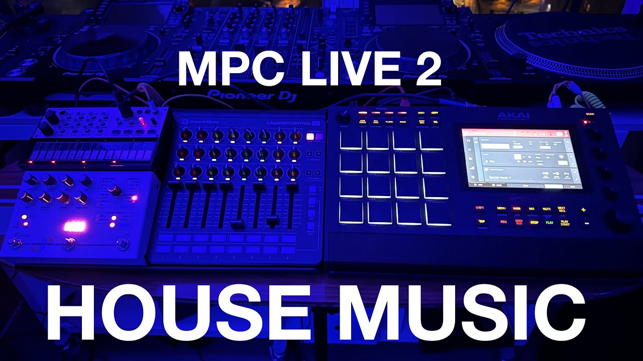 MPC LIVE 2 HOUSE MUSIC DAWLESS JAM #1