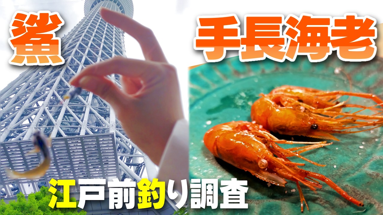 昼のデキハゼ!夜のテナガエビ!初夏の釣り調査【北十間川/荒川】