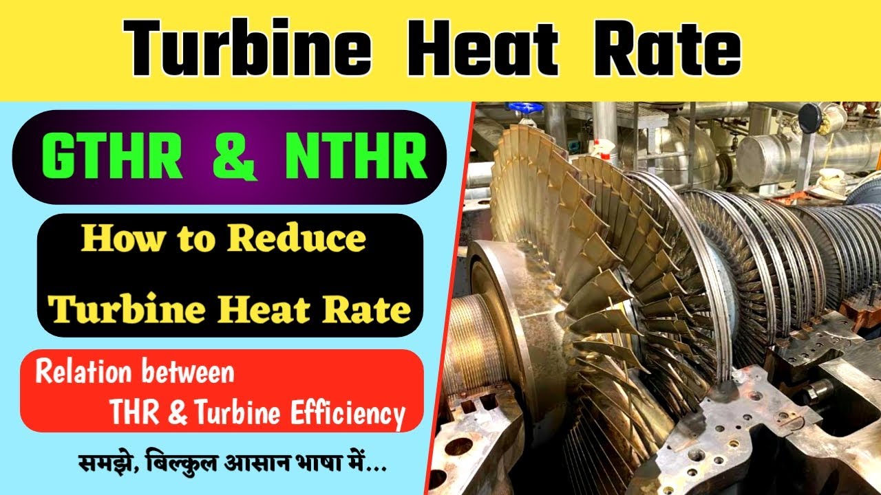 Turbine Heat Rate🔥 || Gross Turbine Heat Rate & Net Turbine Heat Rate