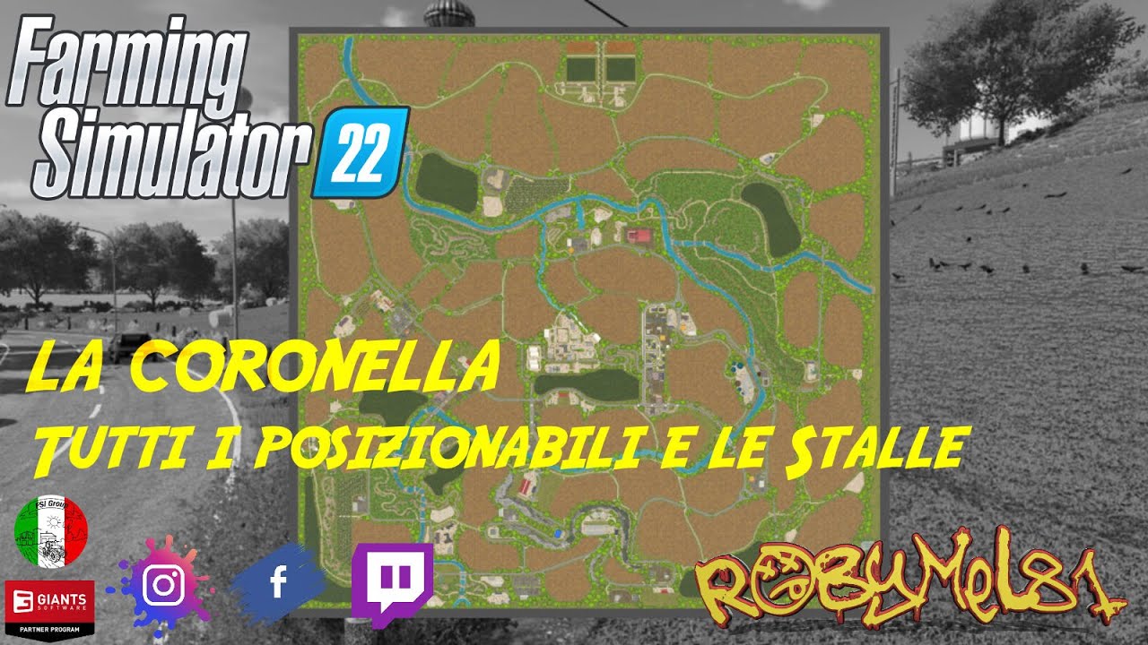 LA CORONELLA - Tutte le Produzioni e le Stalle - FARMING SIMULATOR 22