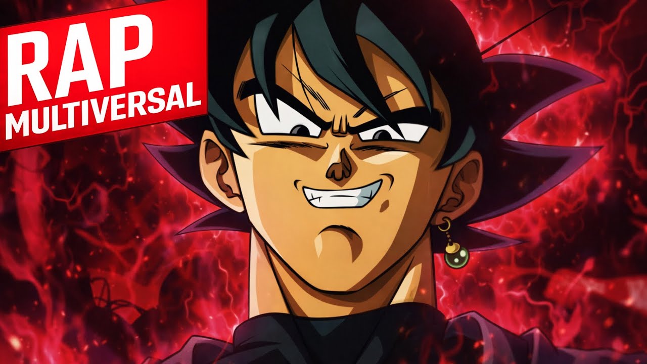 Rap do GOKU BLACK  (DRAGON BALL SUPER) | O deus em ascensão  | RAP MULTIVERSAL 