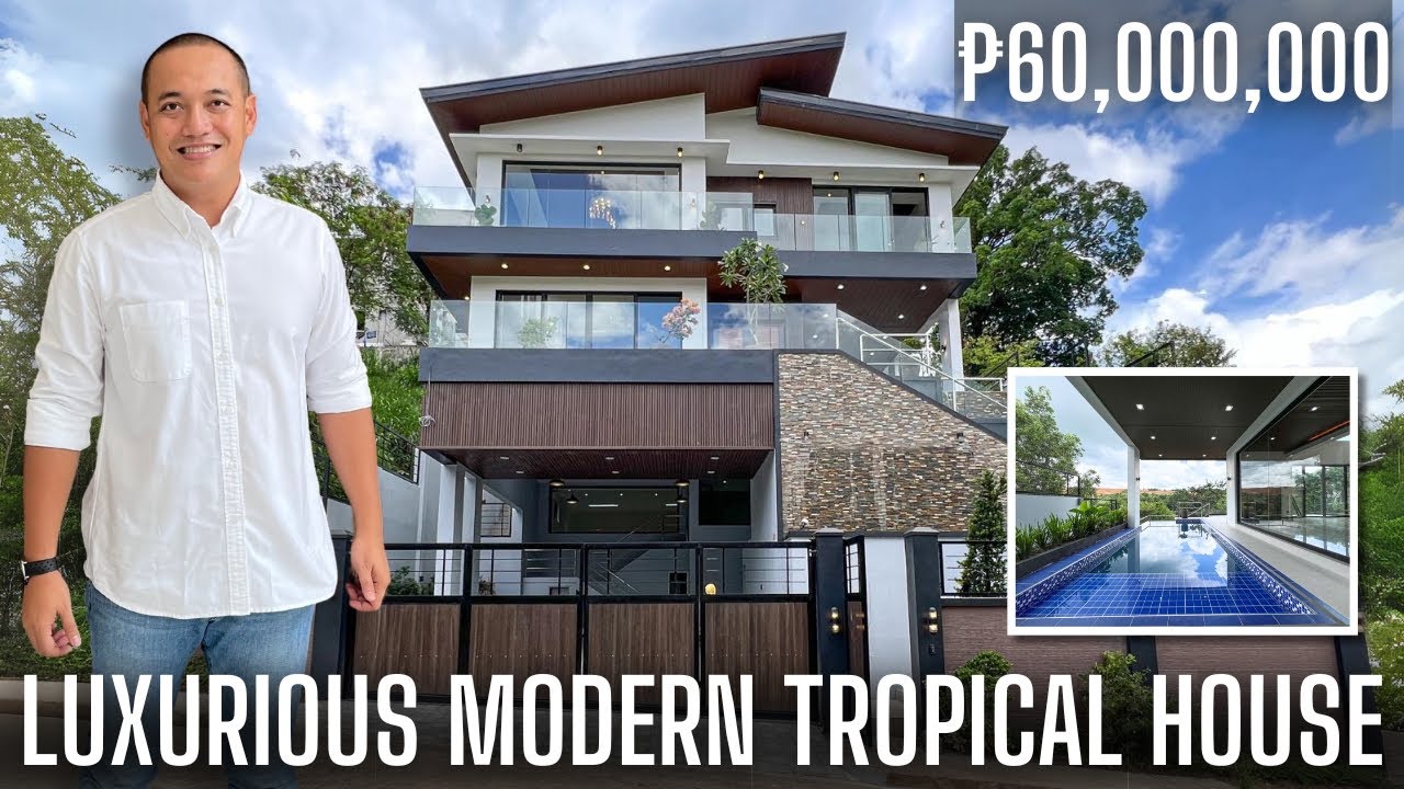 House Tour 344 | Upscale Modern Tropical House and Lot For Sale in Sun Valley, Antipolo Rizal