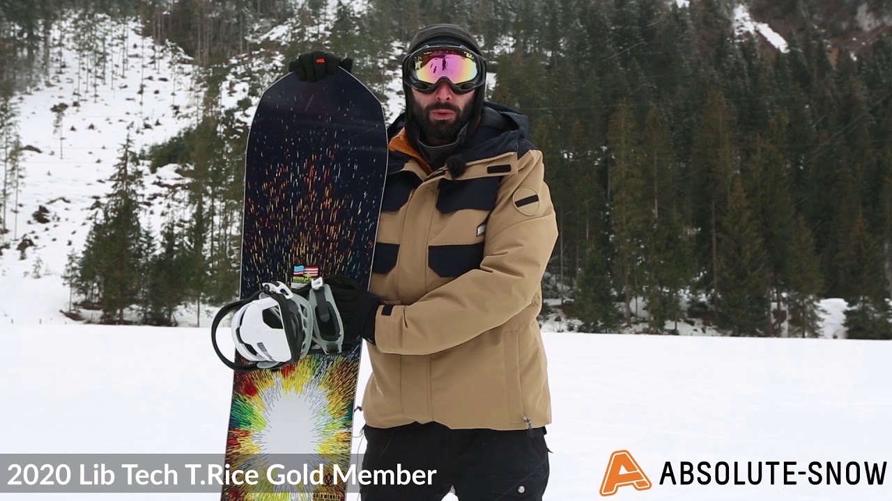 2019 / 2020 | Lib Tech T.Rice Gold Member Snowboard | Video Review