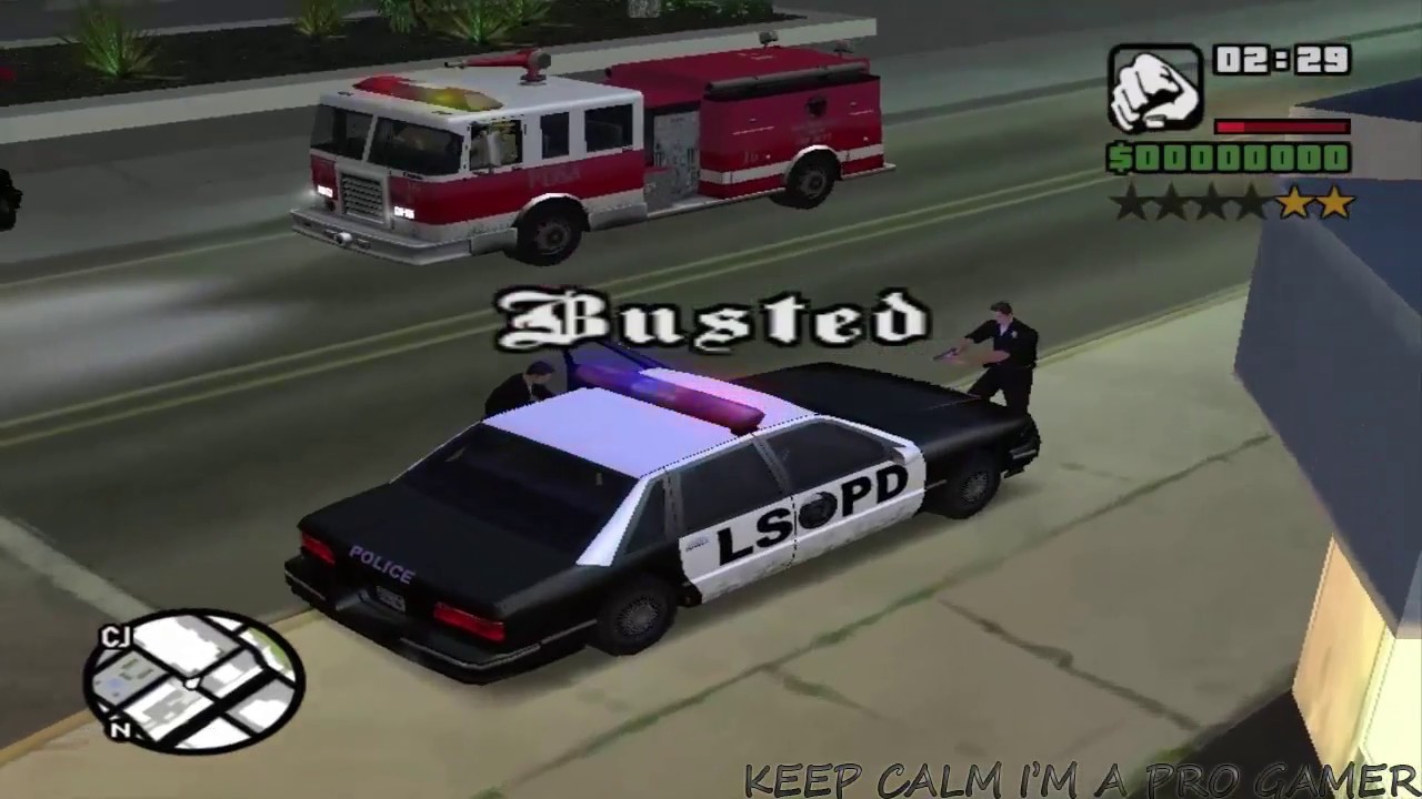 Gta San Andreas Busted