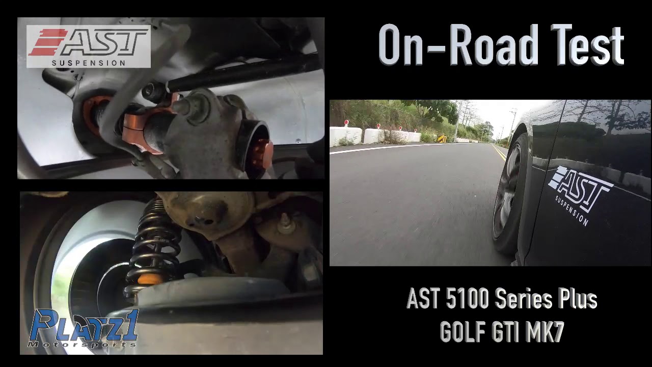 #Platz1Motorsports feat. #ASTSuspension on #VWGolfGTIMK7,front 6-pot BBK +rear rotor upgrade+AST kit