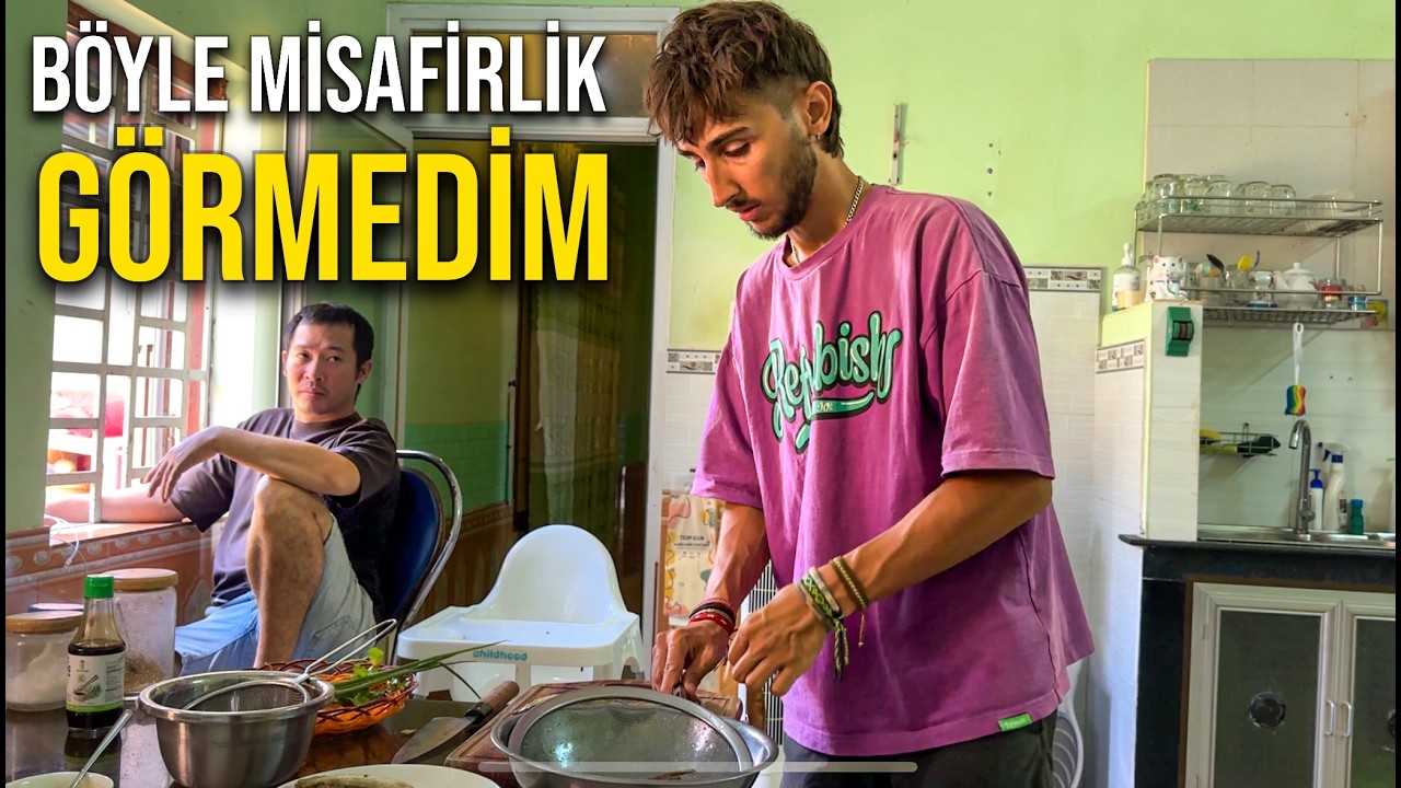VİETNAMLI AİLE BENİ MUTFAĞA SOKTU!!! 🇻🇳
