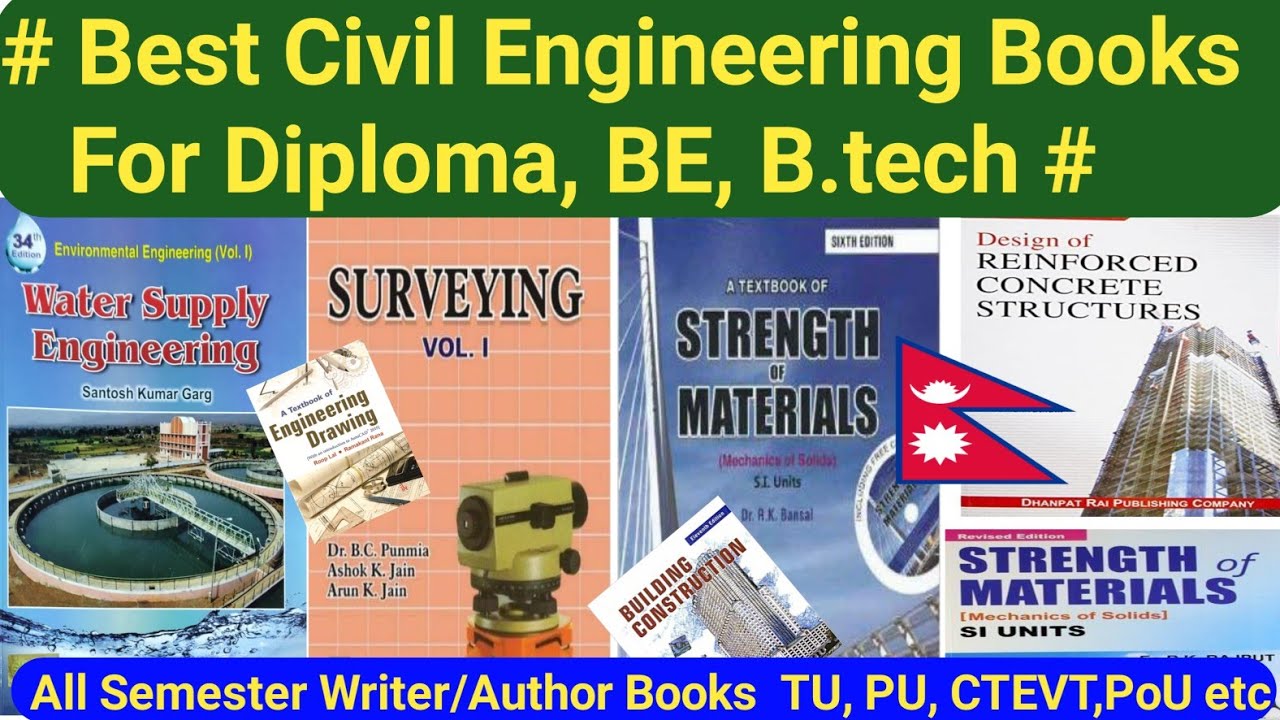 best book of civil engineering | All Semester book collection|Best Civil Engineering Books in nepali