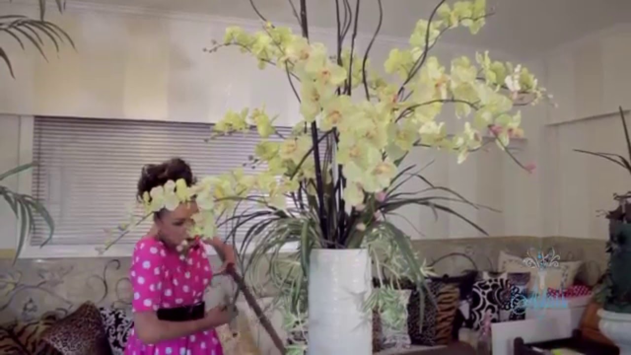 Bamboo and Orchid Arrangement Floristry Tutorial