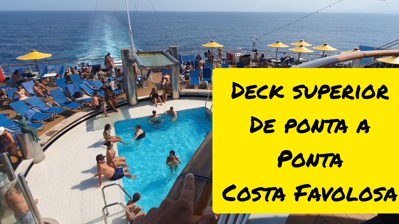 Costa favolosa de ponta a ponta