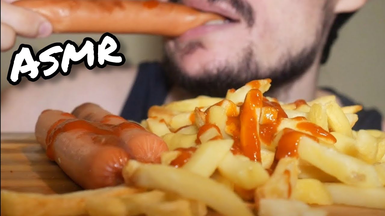 MUKBANG ITA | PATATINE FRITTE E WURSTEL + PICCANTE EATING SHOW ITALIANO *ASMR CIBO ITA WISPERING