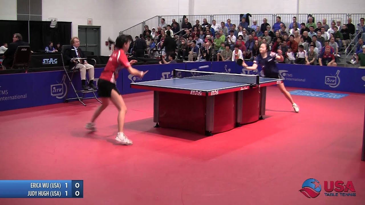 Women's Singles Event 3 - 5th Place: Judy Hugh vs. Erica Wu - 2012 North American Olympic Trials