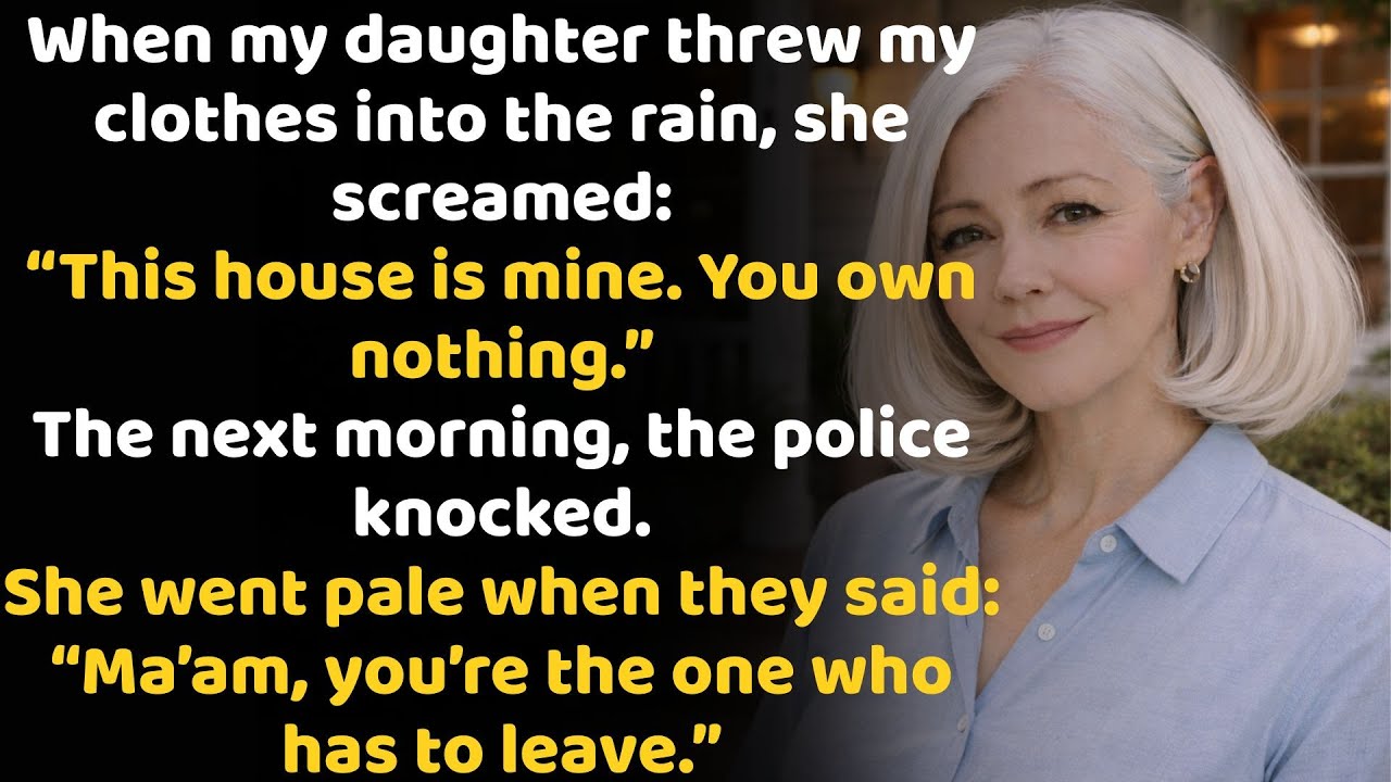 My Daughter Tossed My Clothes Into The Rain—Until She Realized The House Wasn’t Hers!...