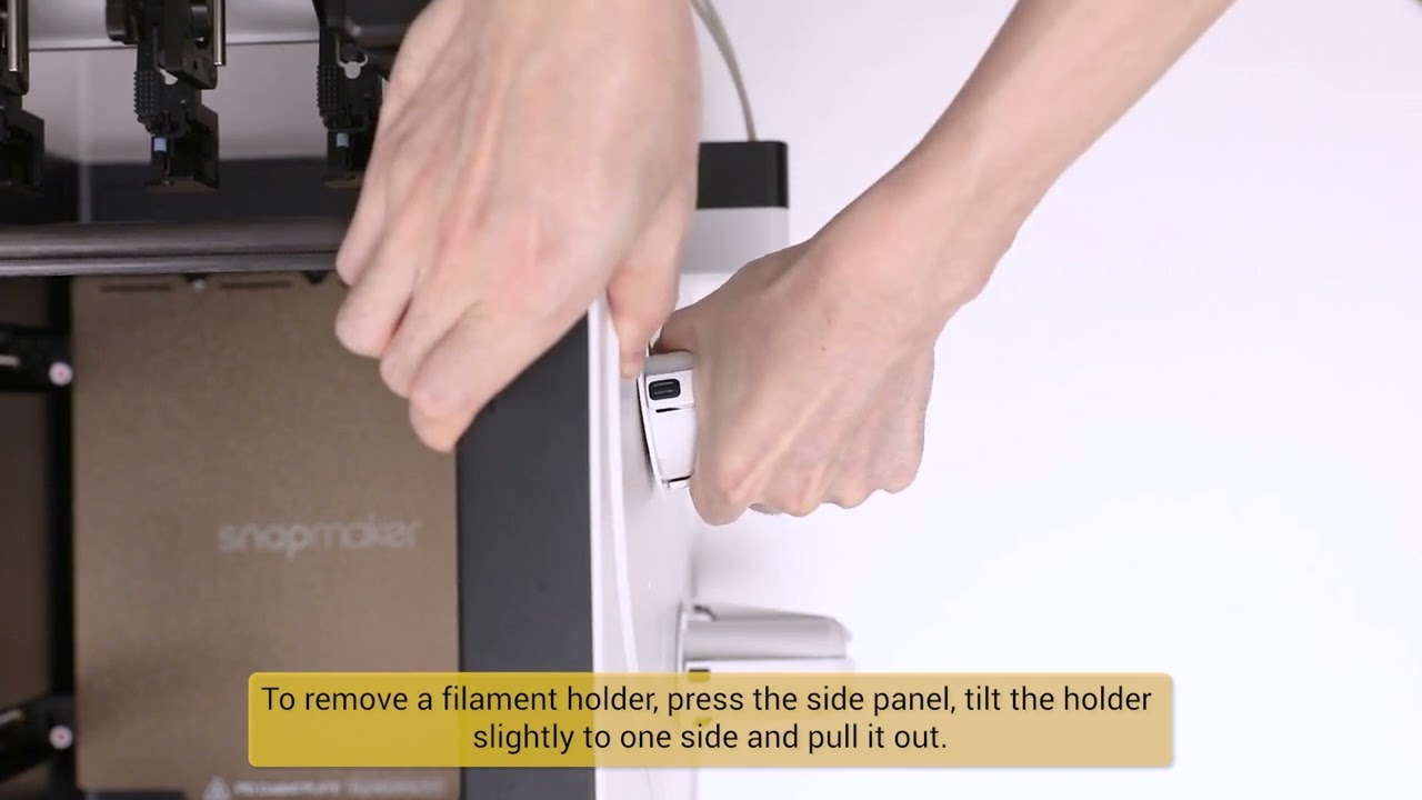 U1 How To Remove The Filament Holder