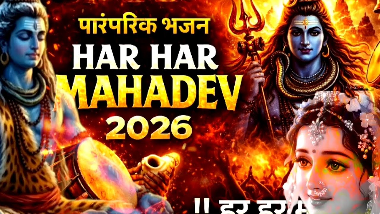 Har Har Mahadev 2026 🔱 | Mahakal Bhajan | Dhol Damru Energy. Full song  Trending bhagti song