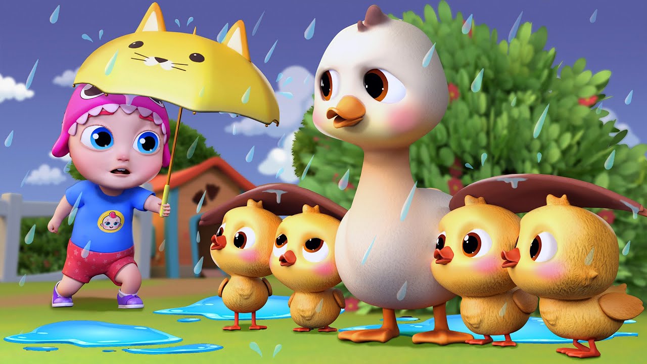 Rain Rain Go Away | 🌧️ Funny Bunny - Nursery Rhymes & Kids Songs Compilation🌟