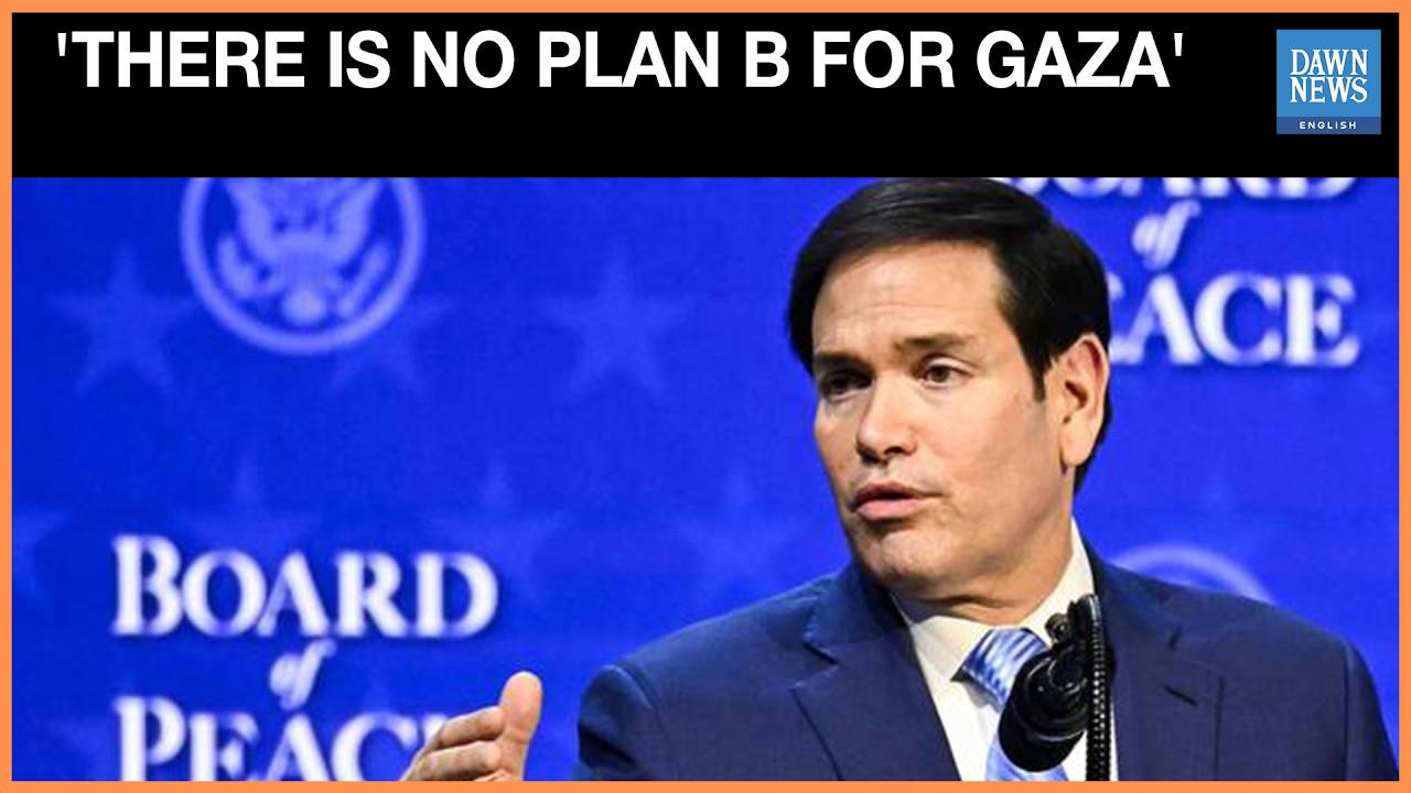 ‘No Plan B’: Marco Rubio Calls For Rebuilding Gaza For Lasting Peace | Dawn News English