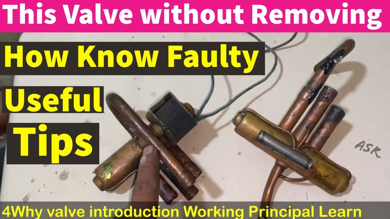 inverter ac heat and cool reverse valve faulty how checking repair video hindi em