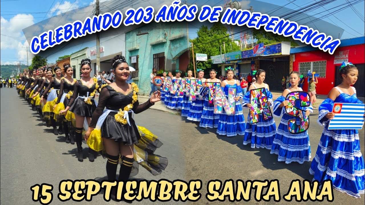 Desfile de 15 Septiembre Santa Ana El Salvador 2024
