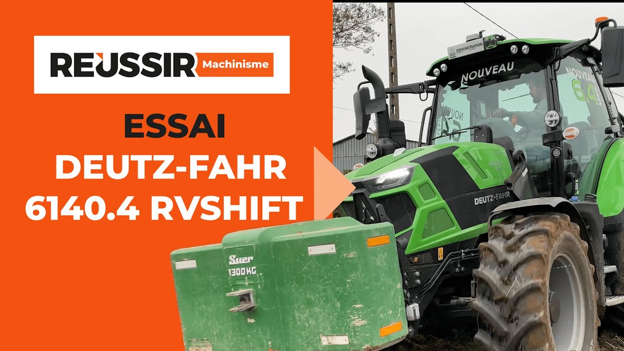 Deutz-Fahr 6140.4 RVshift TEST «Универсальный трактор, улучшенный трансмиссией»