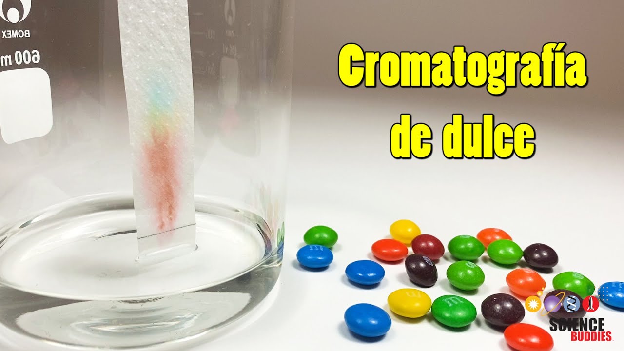 Cromatografía de dulce: ¿Qué colores hay en tus caramelos?