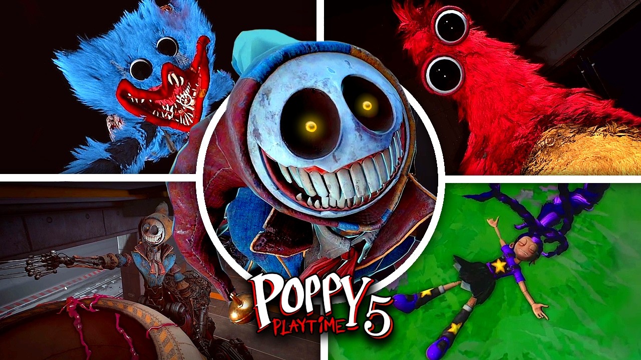 Poppy Playtime: Chapter 5 - ALL Bosses BEHIND the SCENES & Secrets (Showcase)