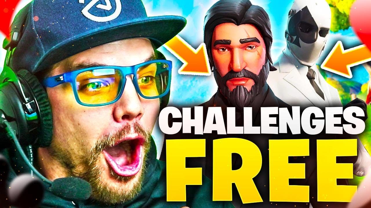 CHALLENGES FREE sur FORTNITE !!
