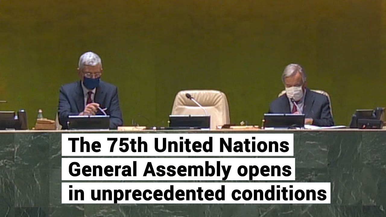 UN General Assembly opens historic 75th session