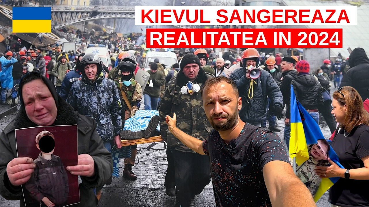 Am INTRAT in UCRAINA cu VIZA de RUSIA | KIEV dupa aproape 3 ani RAZBOI ( 2024 )