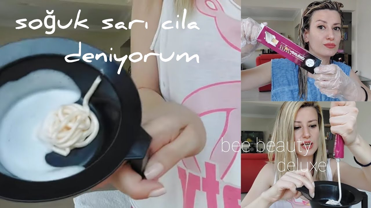 Evde BEBEK SARISI Saç Cilası  // Bee Beauty 10.1 DENEME || gratis deluxe