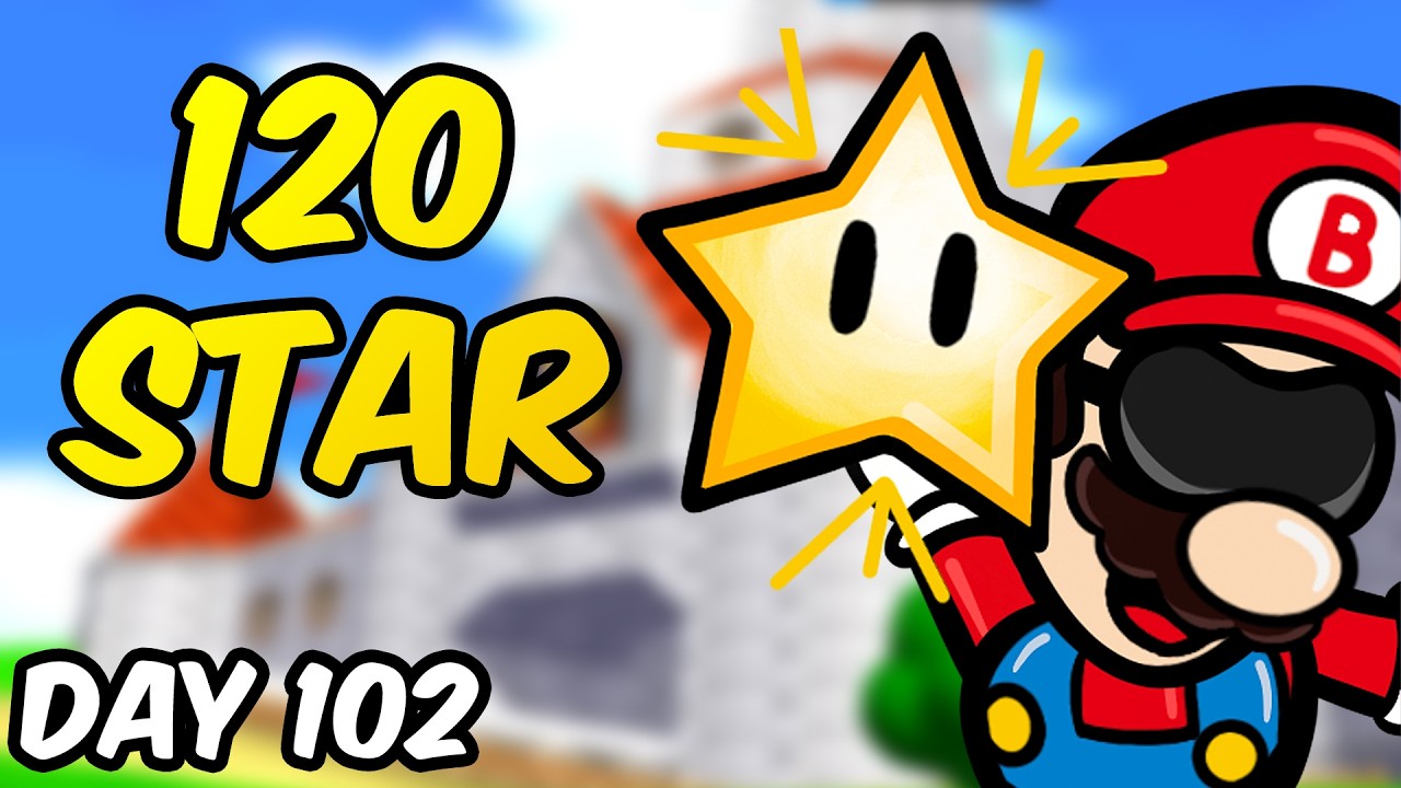 BLINDFOLDED SM64 - 120 Star SSL (Day 102) and Visual Speedruns!