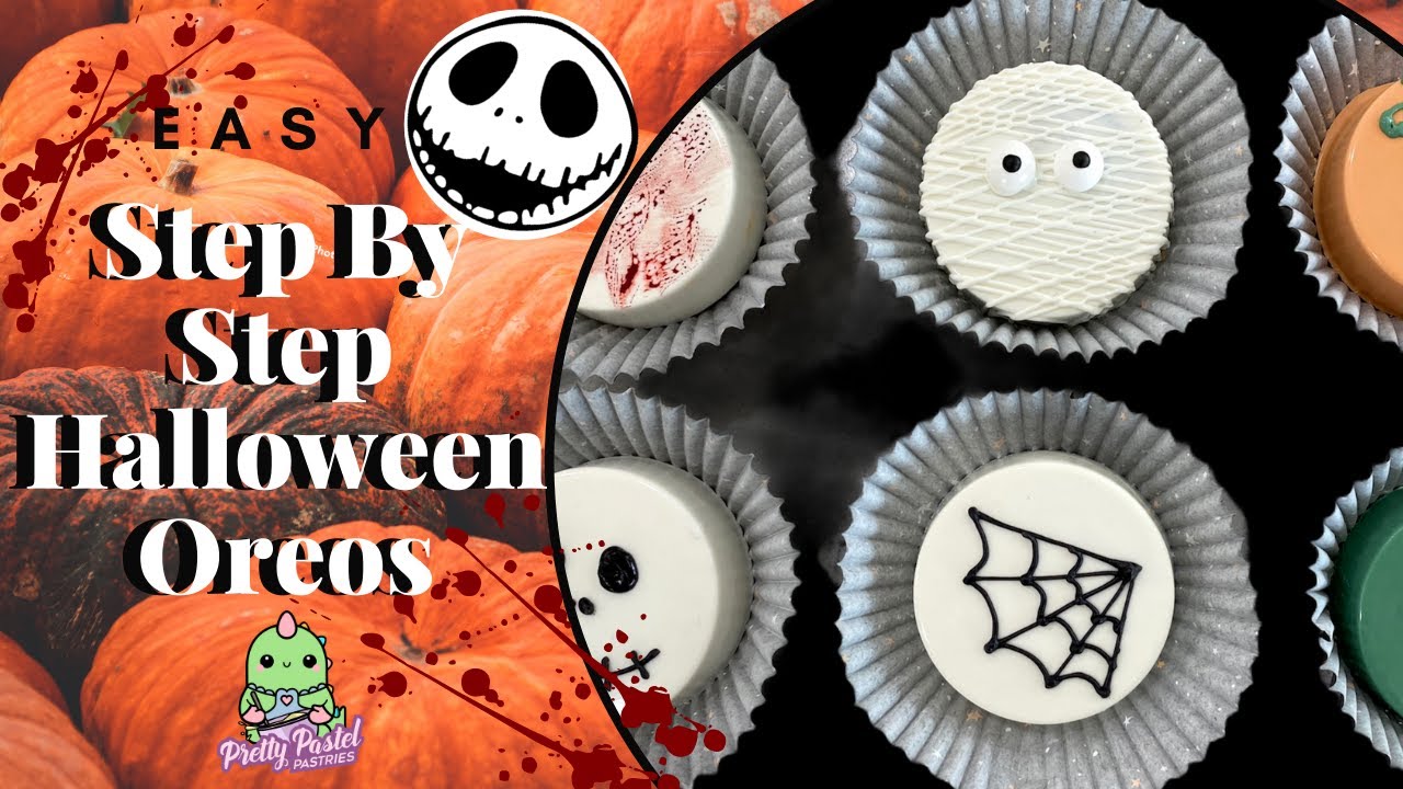 EASY Halloween Chocolate Covered Oreos