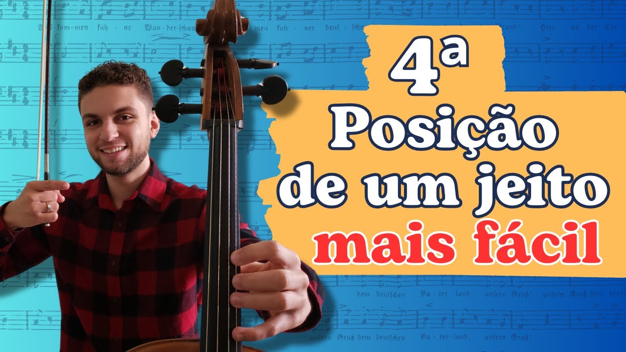 4ª Posição do jeito MAIS FÁCIL que você já viu | Aulas de Violoncelo Online