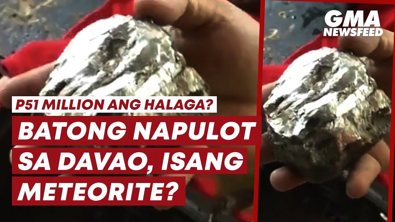 Batong napulot sa Davao, isang meteorite? | GMA News Feed