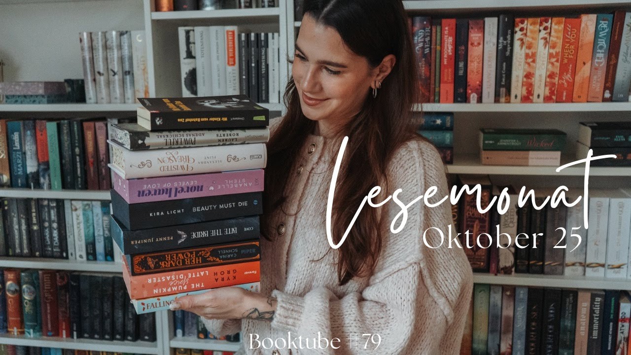Booktube #79 |  Lesemonat Oktober 2025 | Romantasy, Powerful, Novel Haven, Herbstbücher, Autumn