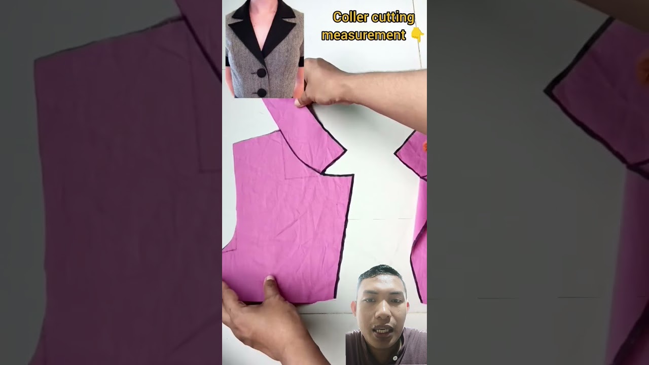 Cara bikin pola baju blazer #menjahit #tipsdantrikmenjahit #shorts