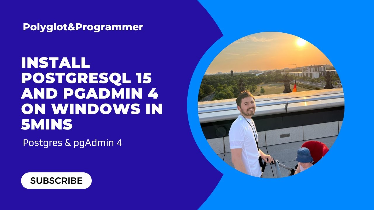 How to Install  PostgreSQL on Windows 10 / Windows 11 in 5 Minutes? PostgreSQL 15! 2023!