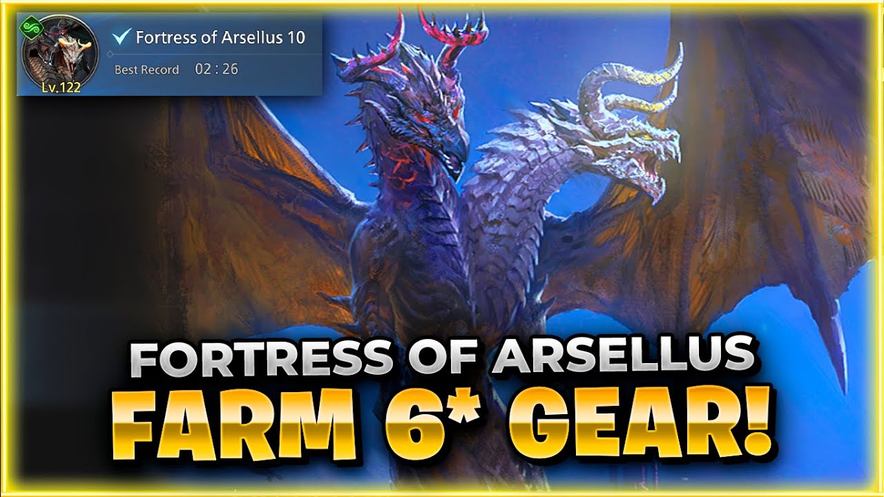 GET 6 STAR GEAR!! Fortress Of Arsellus Guide King Arthur: Legends Rise