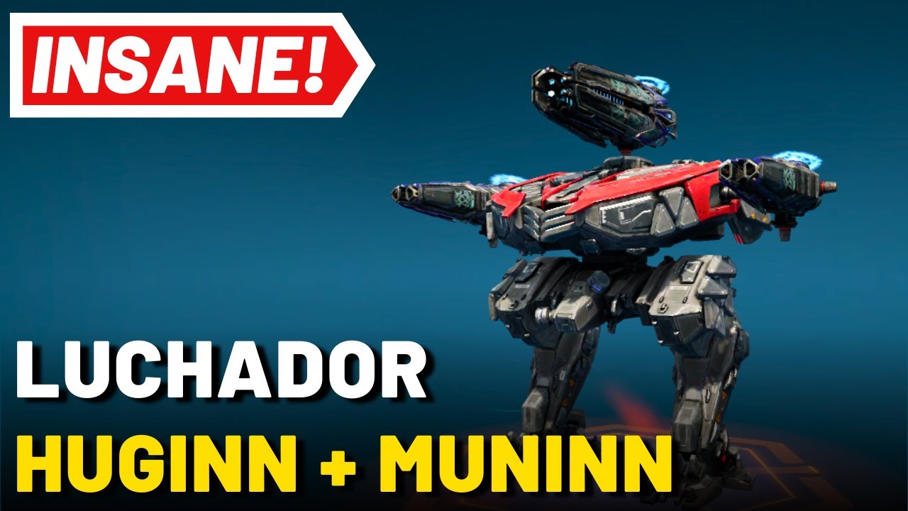Luchador with Huginn & Muninn - War Robots Gameplay (No Commentary) WR F2P